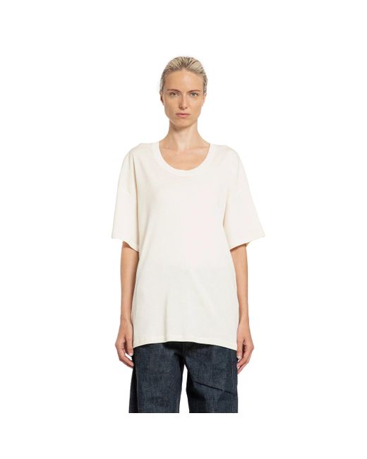 Lemaire White Rib T-Shirt