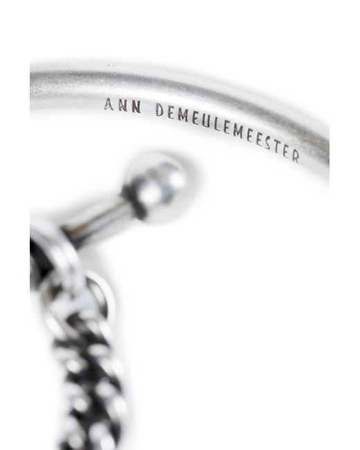 Ann Demeulemeester Metallic Naemi Slim Chain Bracelet