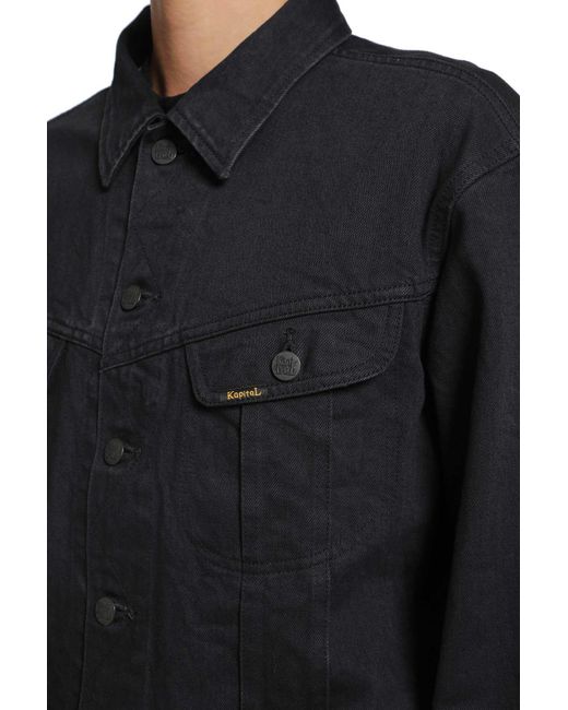 Kapital Black 14Oz Denim Westerner Jacket for men