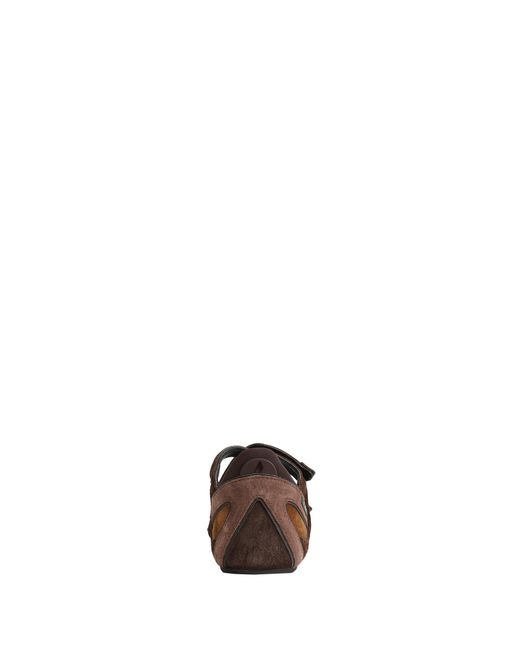 The Attico Brown Floor01 Ballerina Flats