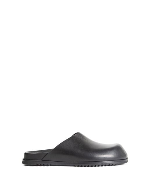 Rick Owens Black Temple Mules
