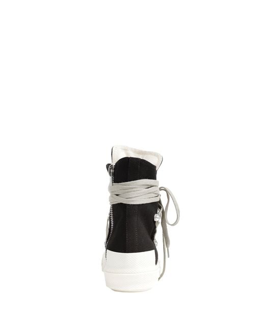 Rick Owens Black Tower Megalace Sneaks for men