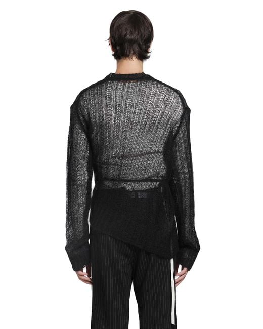 Ann Demeulemeester Black Levar Sweater for men