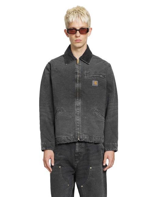 Carhartt Gray Og Detroit Jacket for men
