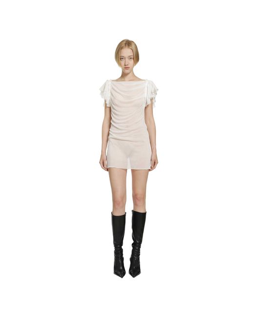 Daisy London Natural Angelic Wing'Ed Shift Dress
