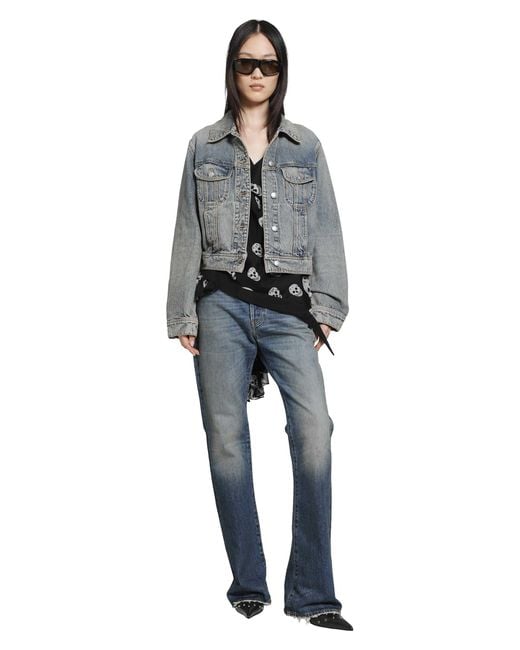 McQueen Gray Denim Jacket