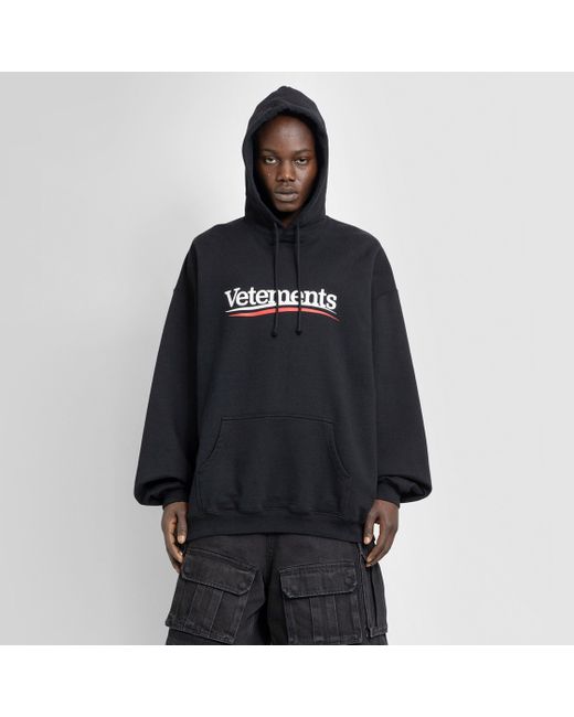 Vetements Black Vetets Sweatshirts for men