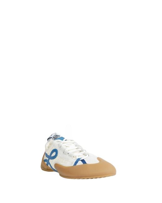 Loewe Blue Grip Nylon And Suede Sneakers