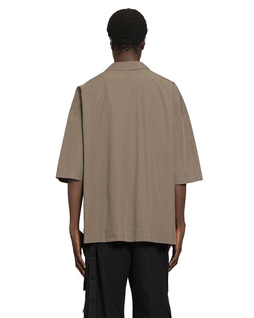 Rick Owens Brown Temple Magnum Tommy Shirt for men