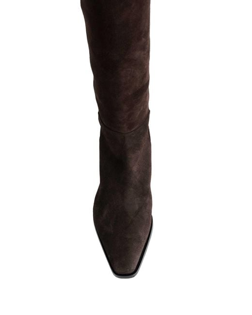 Aeyde Black Medea Suede Boots