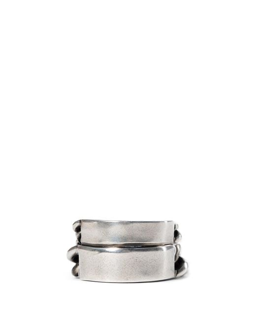 Ann Demeulemeester White Ize Ring