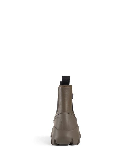 Burberry Brown Chelsea Boots for men