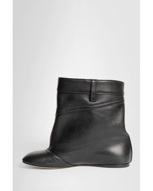 Loewe Black Toy Trouser-design Leather Ankle Boots