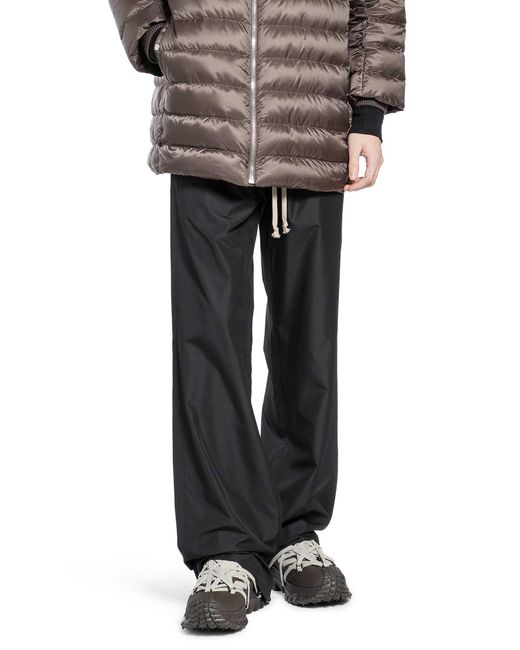 Rick Owens Black Moncler X Drawstring Pants for men