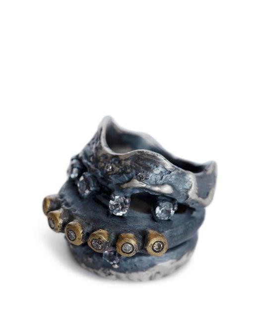 KUNDO Blue K-66 Freya Ring for men