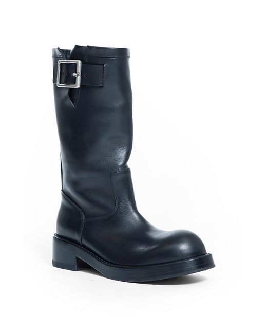 Ann Demeulemeester Blue Neldor Engineer Boots for men