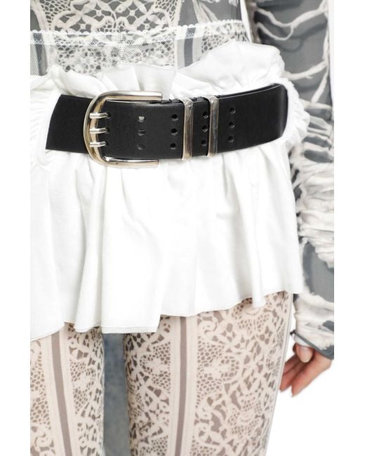 Dilara Findikoglu White Spell The Words Skirt