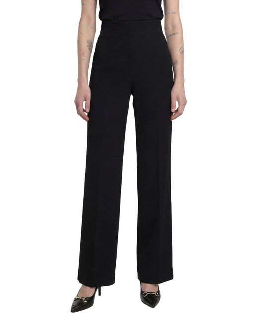 Gucci Black Technical Stretch Wool Pants