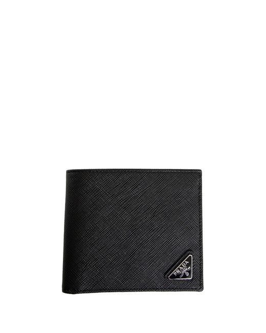Prada Black Saffiano Leather Wallet for men