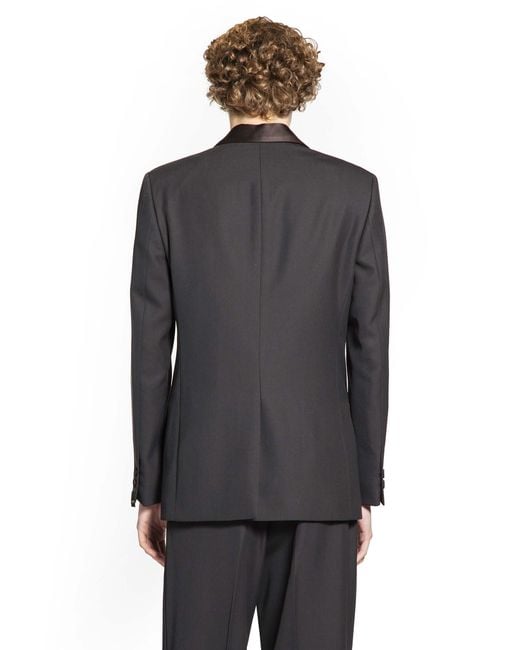 Fendi Black Crepe Blazer for men