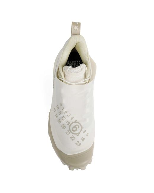 MM6 by Maison Margiela White X Salomon Cross Dust Sneakers