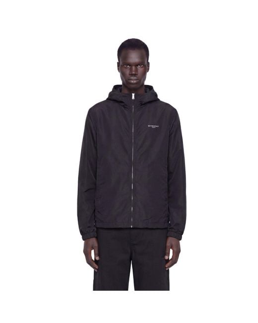 Givenchy Blue Regular Fit Windbreaker for men