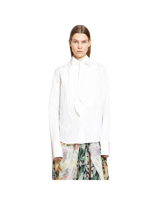 Loewe White Shirt With Tie