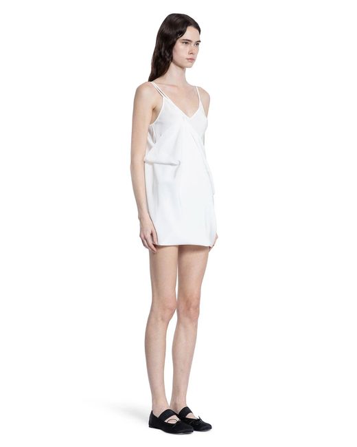 MM6 by Maison Margiela White Dresses