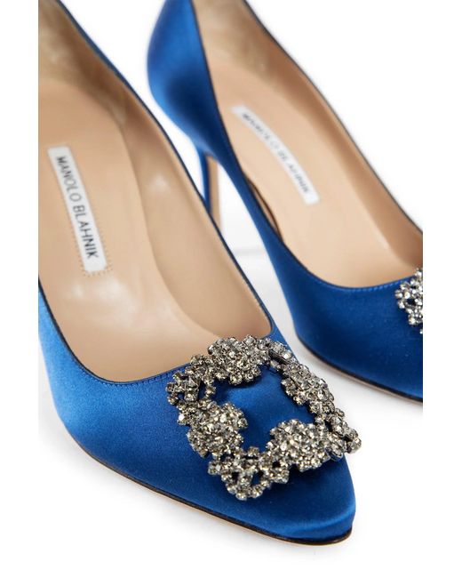Manolo Blahnik Blue Olo Blahnik Pumps
