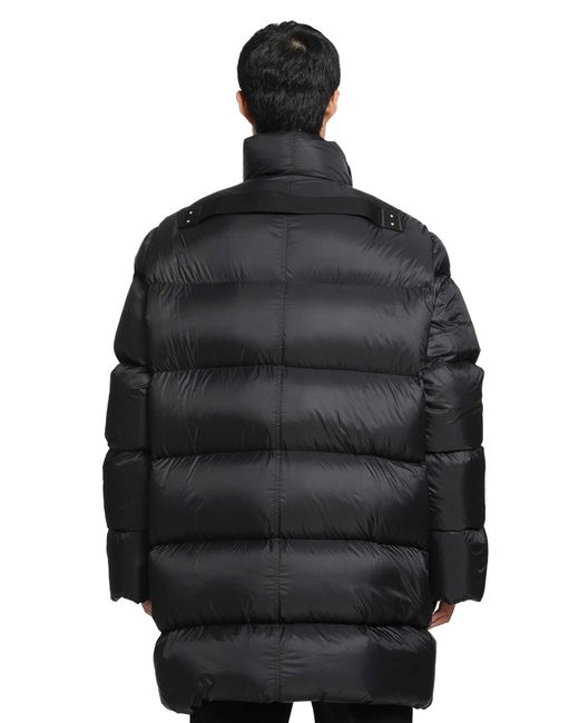 Rick Owens Black Tower Turtle Coat for men