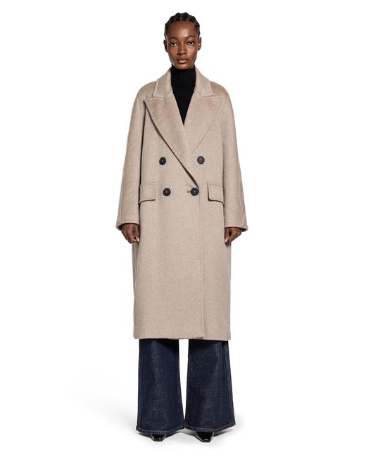 Max Mara Natural Angus Coat