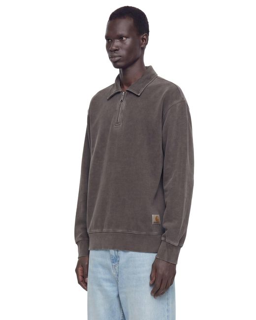 Carhartt Brown Harper Polo Cotton Jersey for men