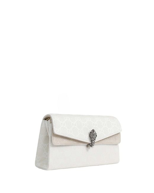 Gucci White Dionysus Small Shoulder Bag