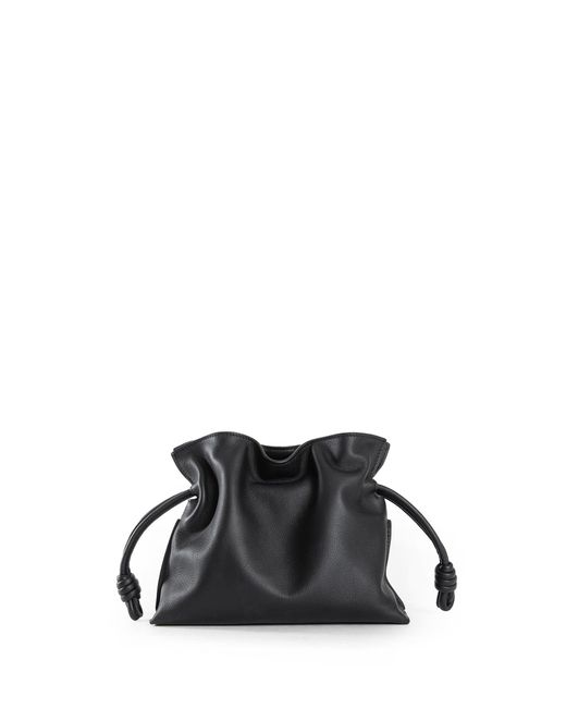 Loewe Black Mini Flamenco Clutch