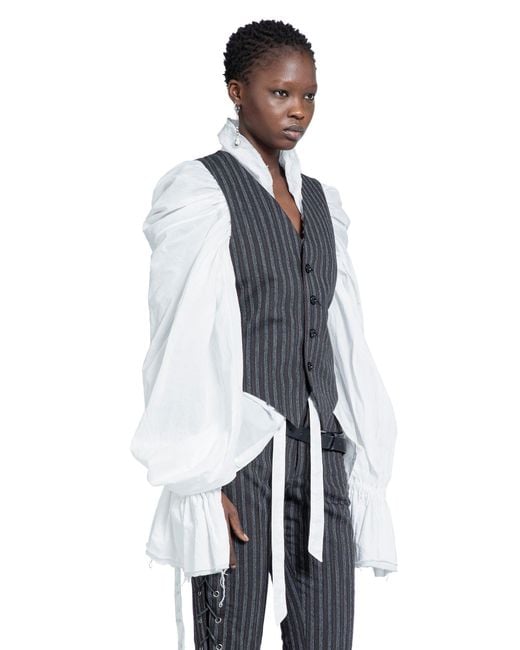 Ann Demeulemeester Blue Stanse Classic Waistcoat