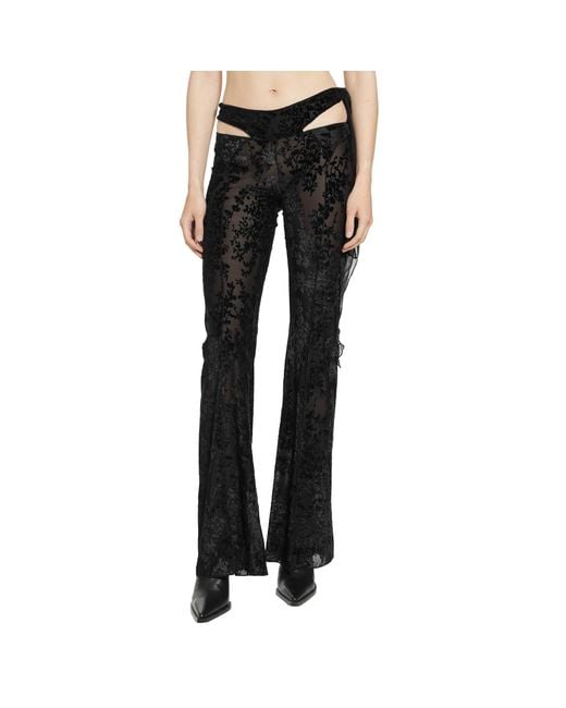 Daisy London Black Night Flowers Leggings