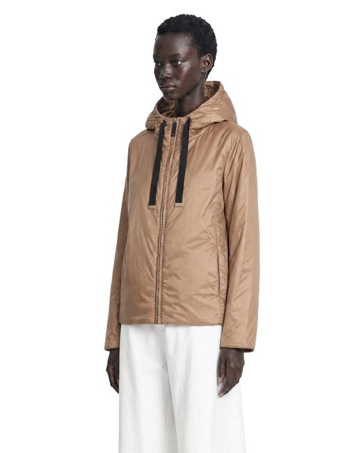 Max Mara Natural Padded Water-Repellent Hooded Jacket