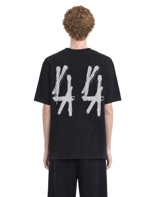 44 Label Group Black Graffiti 44 T-Shirt for men