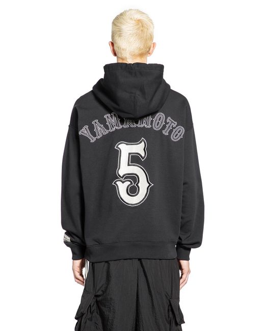 Y-3 Black Elite 5 Gfx Hoodie for men
