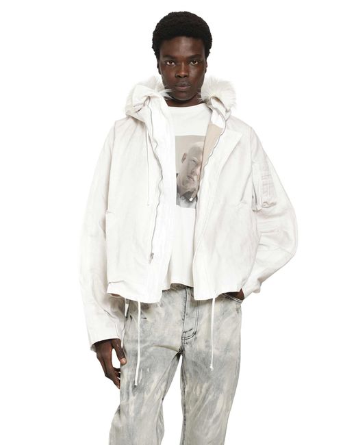 ALEXANDER DIGENOVA Helicopter Parka in White for Men | Lyst