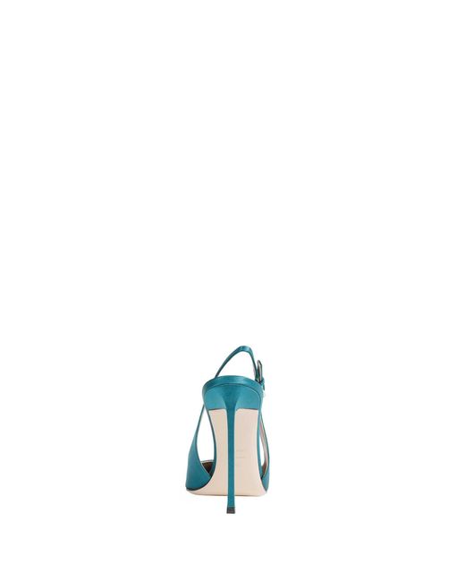 Tom Ford Blue Thea Slingback Pumps