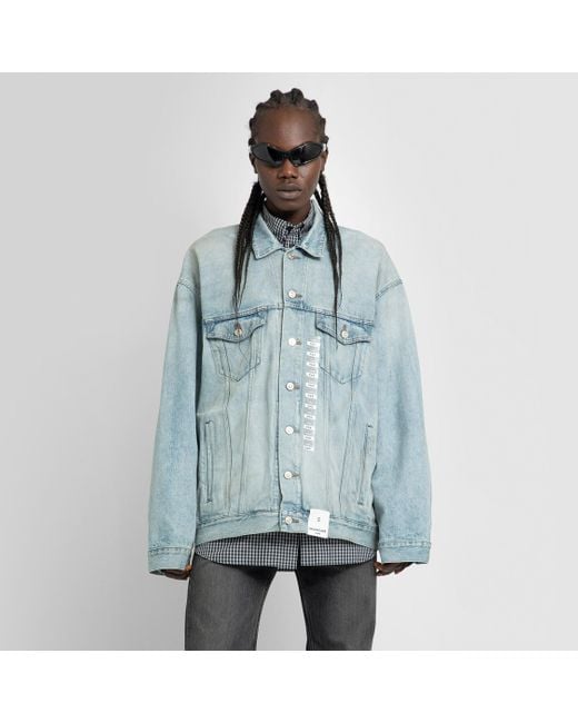 Oversized light shop wash denim jacket