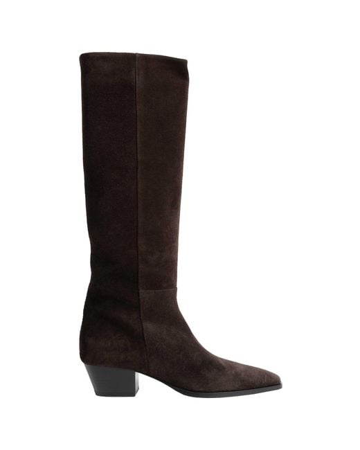 Aeyde Black Medea Suede Boots