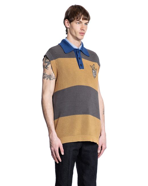 Fendi Blue Vests for men