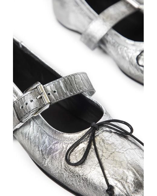 Ann Demeulemeester White Zoey Ballerinas