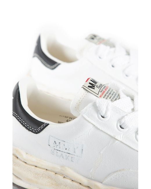 Maison Mihara Yasuhiro White Blakey/Original Sole Low Sneakers for men