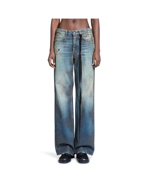 Ann Demeulemeester Blue Genoveva 5 Pocket Bootcut Jeans