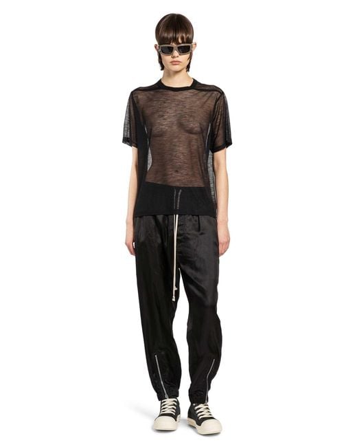 Rick Owens Black Temple Brad T-Shirt