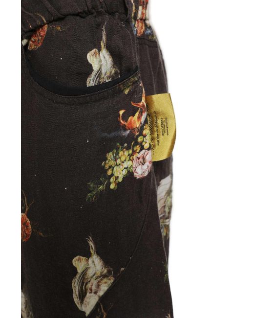 Undercover Blue Linen Shorts for men