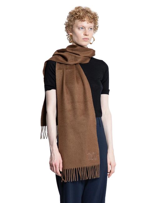 Max Mara Brown Scarves